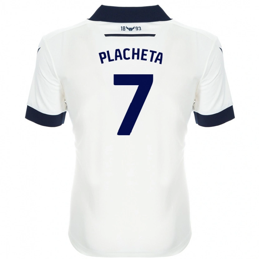 Danxen Kid Przemyslaw Placheta #7 White Navy Blue Away Jersey 2024/25 T-Shirt