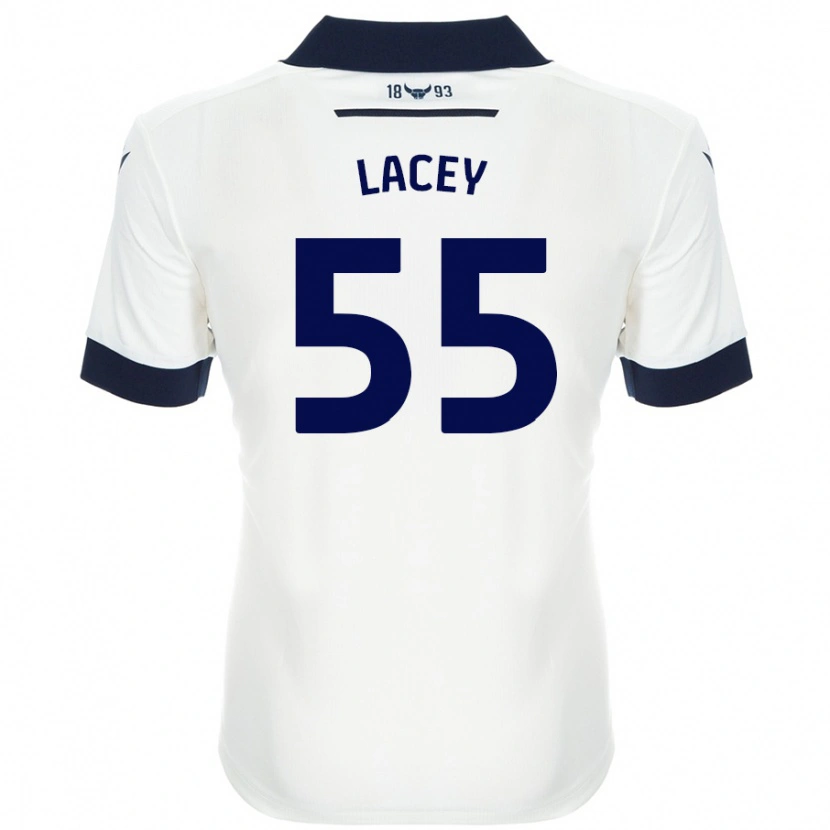 Danxen Kid Aaron Lacey #55 White Navy Blue Away Jersey 2024/25 T-Shirt