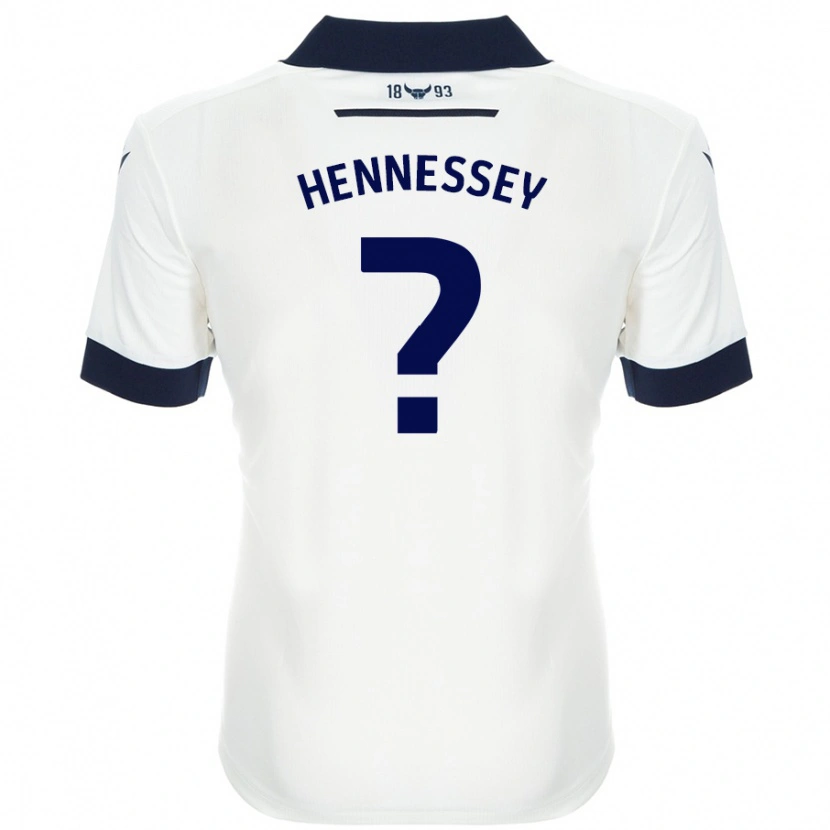 Danxen Kid Laura Hennessey #0 White Navy Blue Away Jersey 2024/25 T-Shirt