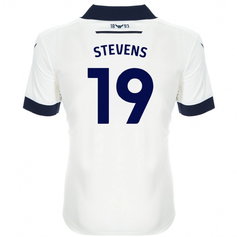 Danxen Kid Lily Stevens #19 White Navy Blue Away Jersey 2024/25 T-Shirt