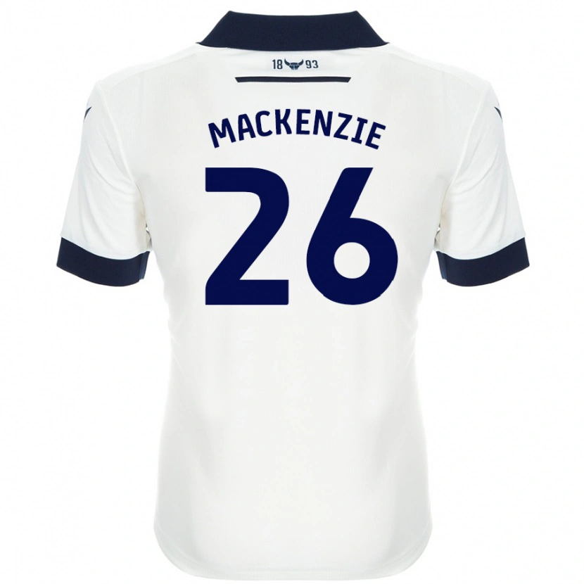 Danxen Kid Hannah Mackenzie #26 White Navy Blue Away Jersey 2024/25 T-Shirt