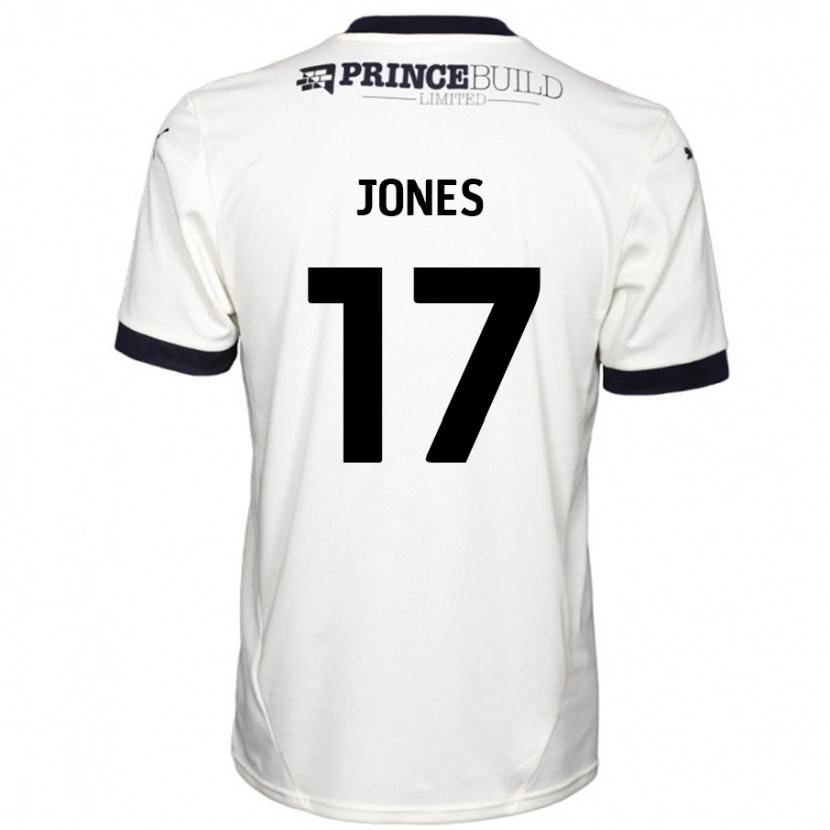 Danxen Kid Ricky-Jade Jones #17 Off White Black Away Jersey 2024/25 T-Shirt