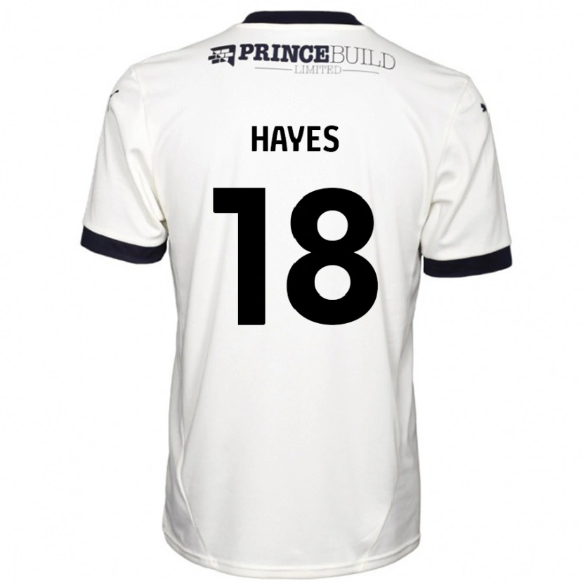 Danxen Kid Cian Hayes #18 Off White Black Away Jersey 2024/25 T-Shirt