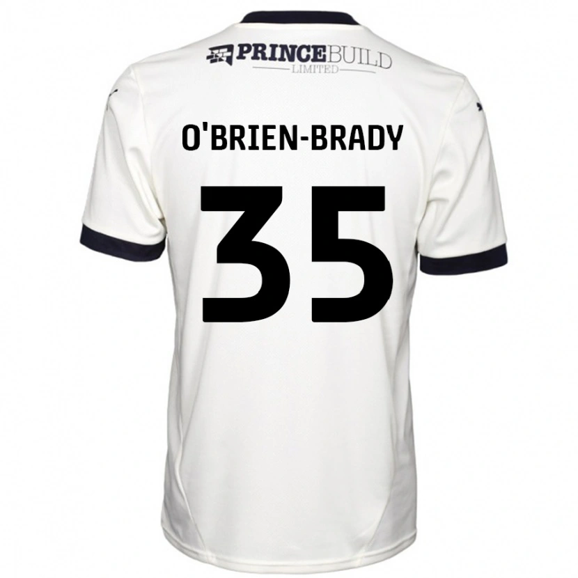 Danxen Kid Donay O'brien-Brady #35 Off White Black Away Jersey 2024/25 T-Shirt