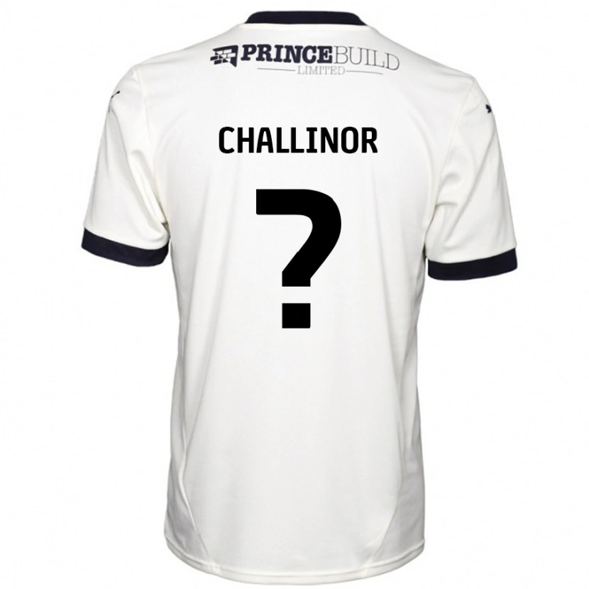 Danxen Kid Ben Challinor #0 Off White Black Away Jersey 2024/25 T-Shirt