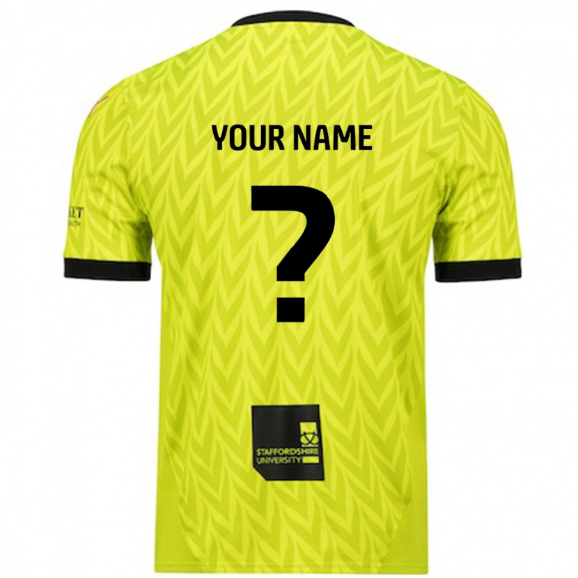 Danxen Kid Your Name #0 Fluorescent Green Away Jersey 2024/25 T-Shirt