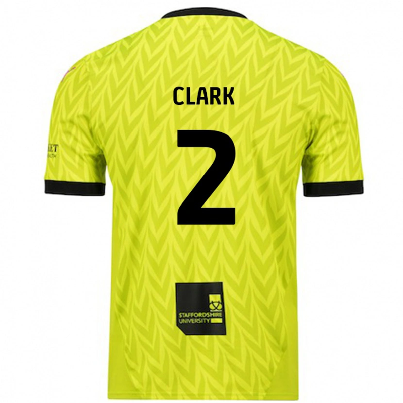 Danxen Kid Mitch Clark #2 Fluorescent Green Away Jersey 2024/25 T-Shirt