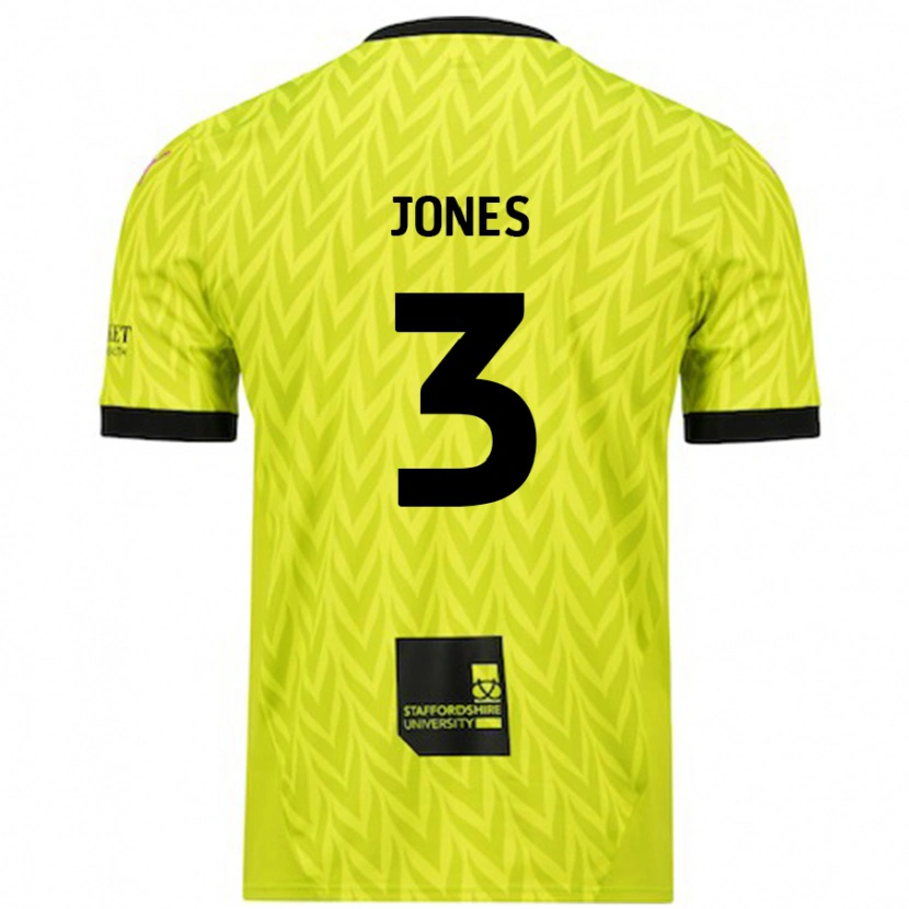 Danxen Kid Dan Jones #3 Fluorescent Green Away Jersey 2024/25 T-Shirt