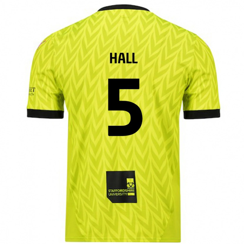 Danxen Kid Connor Hall #5 Fluorescent Green Away Jersey 2024/25 T-Shirt