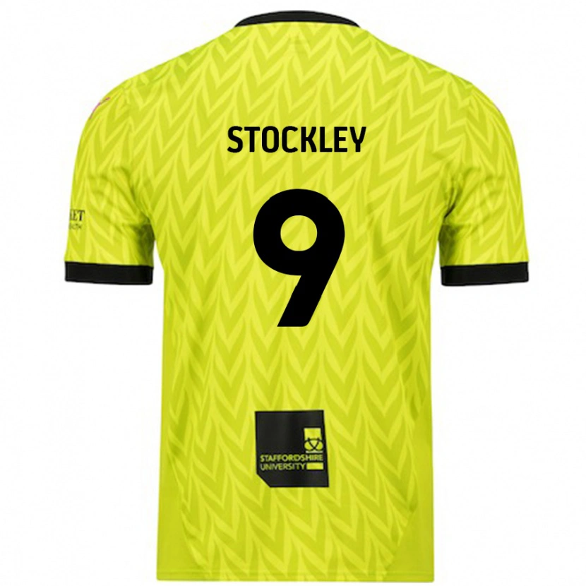 Danxen Kid Jayden Stockley #9 Fluorescent Green Away Jersey 2024/25 T-Shirt