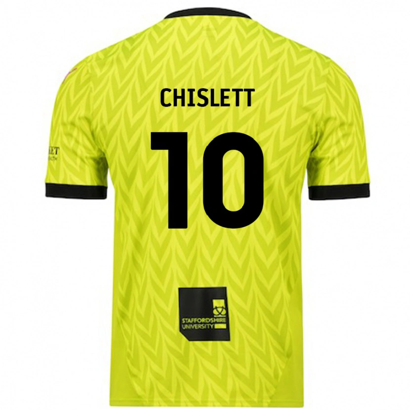 Danxen Kid Ethan Chislett #10 Fluorescent Green Away Jersey 2024/25 T-Shirt