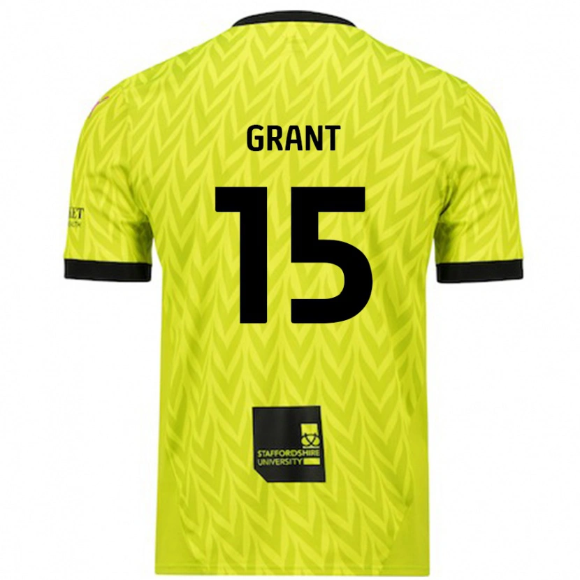 Danxen Kid Conor Grant #15 Fluorescent Green Away Jersey 2024/25 T-Shirt