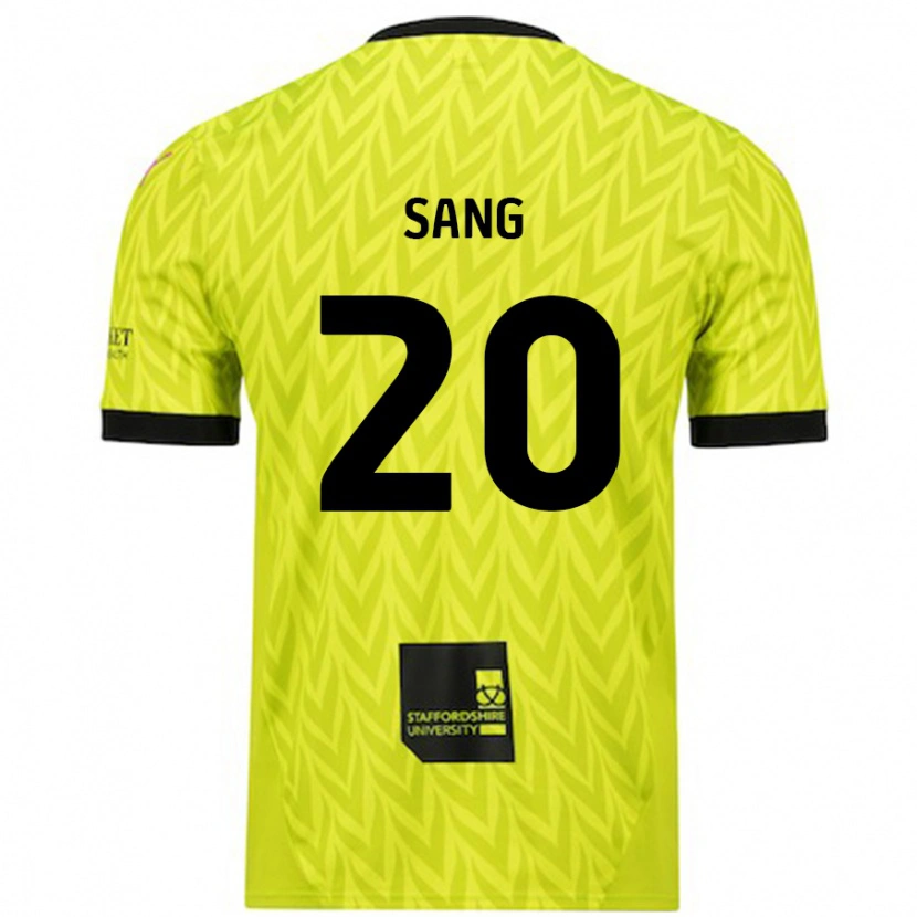 Danxen Kid Tom Sang #20 Fluorescent Green Away Jersey 2024/25 T-Shirt