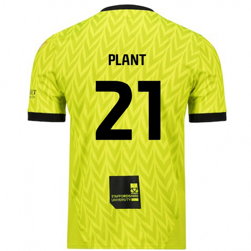 Danxen Kid James Plant #21 Fluorescent Green Away Jersey 2024/25 T-Shirt