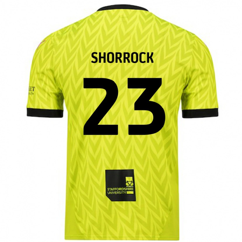 Danxen Kid Jack Shorrock #23 Fluorescent Green Away Jersey 2024/25 T-Shirt