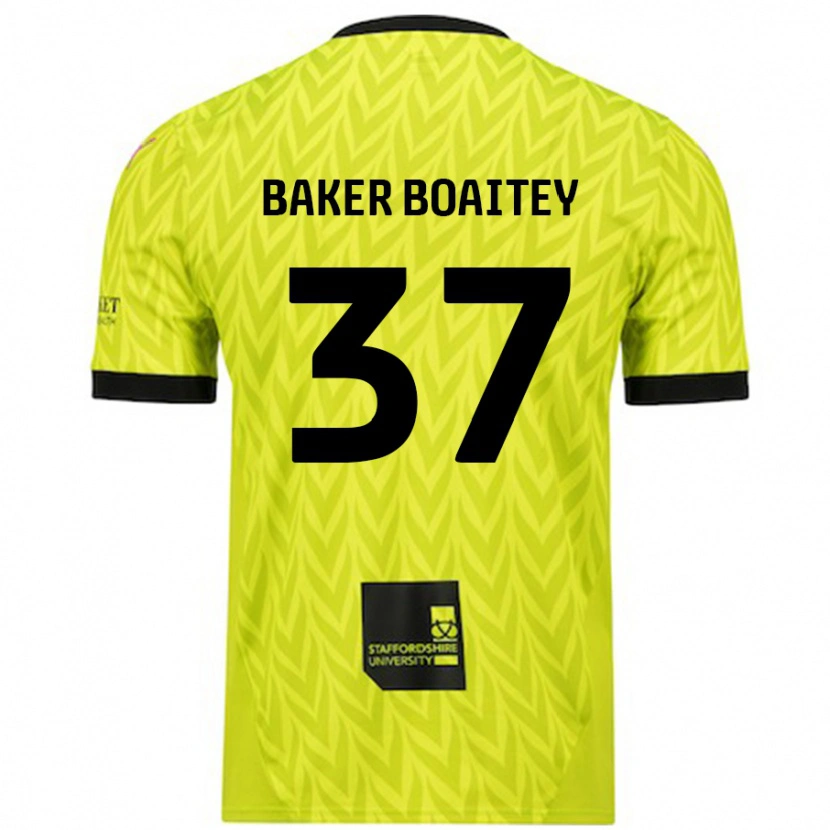 Danxen Kid Benicio Baker-Boaitey #37 Fluorescent Green Away Jersey 2024/25 T-Shirt