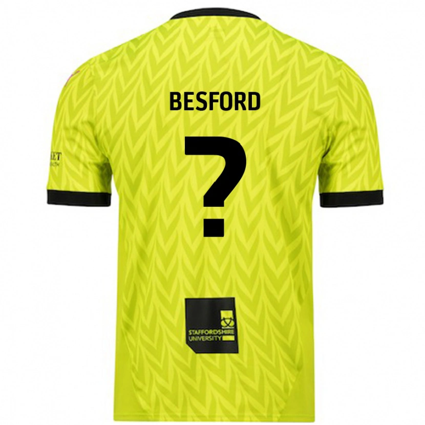 Danxen Kid Callum Besford #0 Fluorescent Green Away Jersey 2024/25 T-Shirt