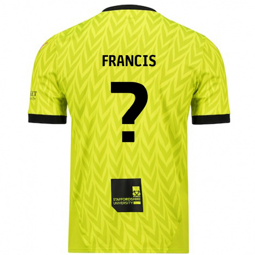 Danxen Kid Louis Francis #0 Fluorescent Green Away Jersey 2024/25 T-Shirt