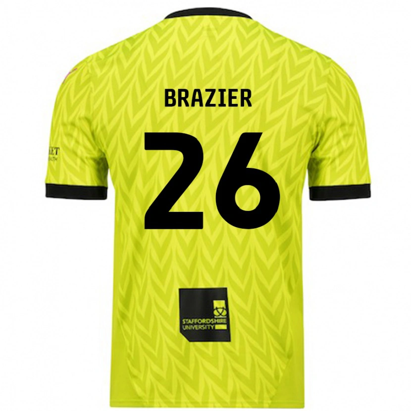 Danxen Kid Liam Brazier #26 Fluorescent Green Away Jersey 2024/25 T-Shirt