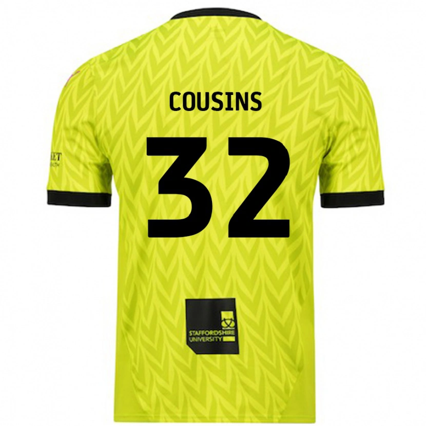 Danxen Kid Logan Cousins #32 Fluorescent Green Away Jersey 2024/25 T-Shirt