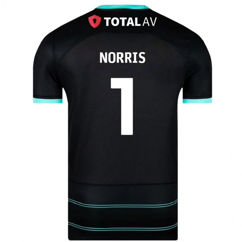 Danxen Kid Will Norris #1 Black Away Jersey 2024/25 T-Shirt