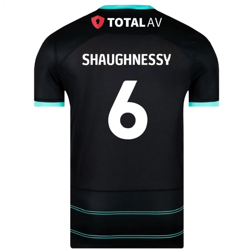 Danxen Kid Conor Shaughnessy #6 Black Away Jersey 2024/25 T-Shirt