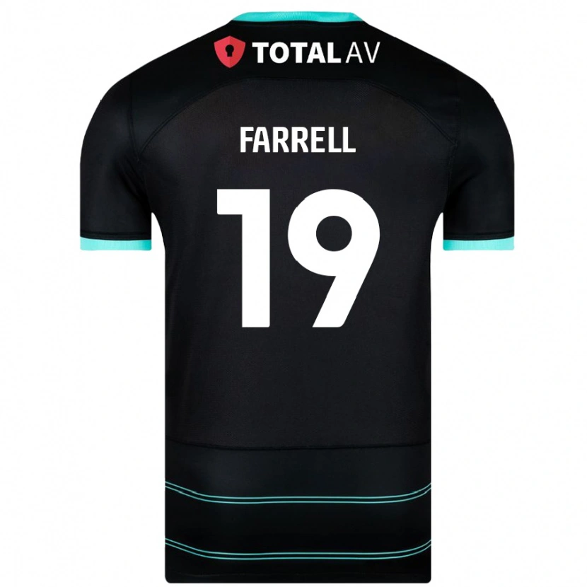 Danxen Kid Jacob Farrell #19 Black Away Jersey 2024/25 T-Shirt