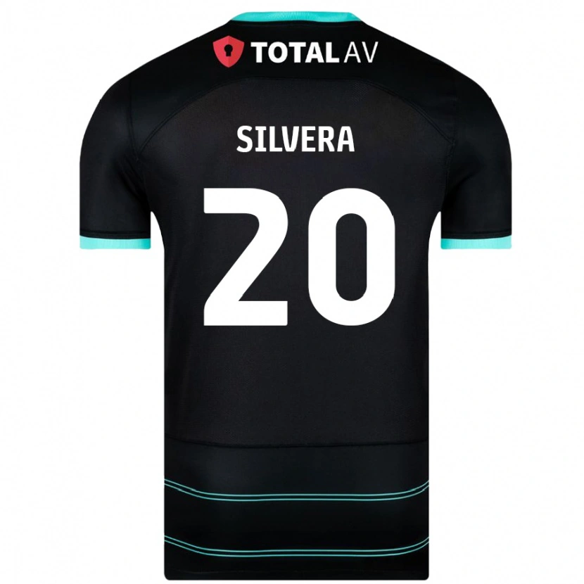 Danxen Kid Sam Silvera #20 Black Away Jersey 2024/25 T-Shirt