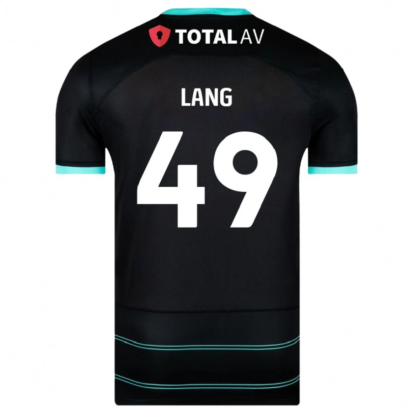 Danxen Kid Callum Lang #49 Black Away Jersey 2024/25 T-Shirt