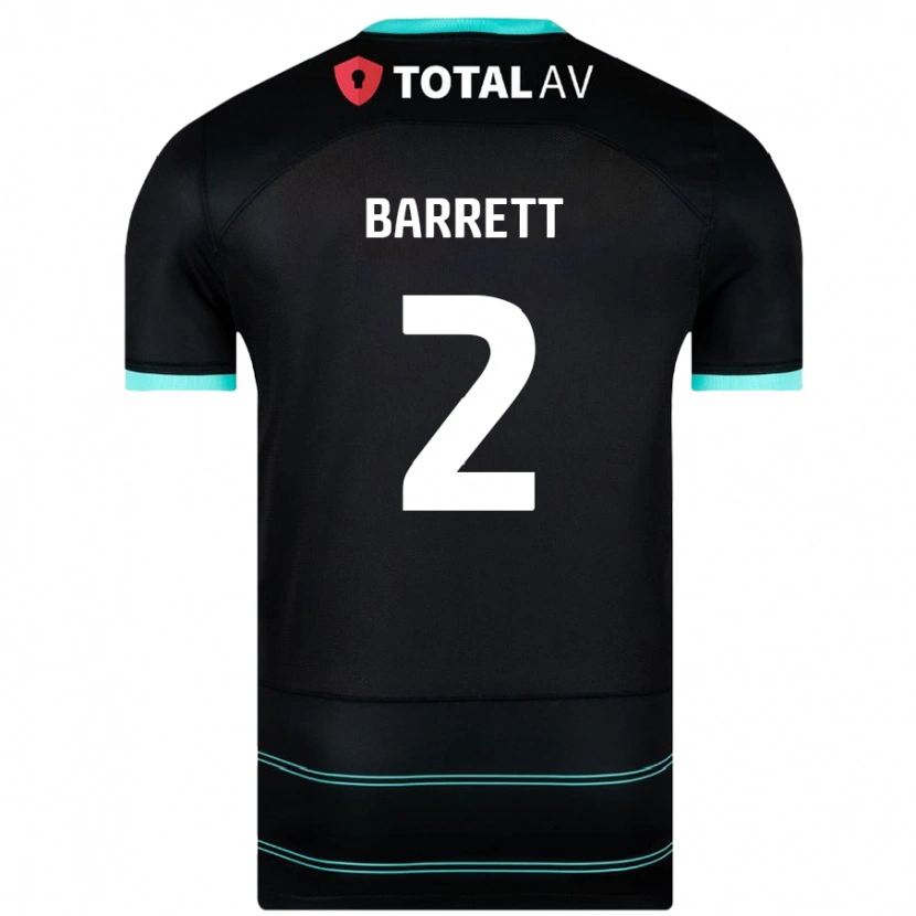 Danxen Kid Nicole Barrett #2 Black Away Jersey 2024/25 T-Shirt