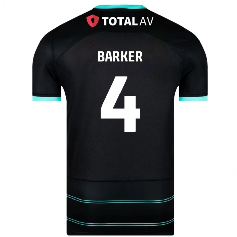 Danxen Kid Sophie Barker #4 Black Away Jersey 2024/25 T-Shirt