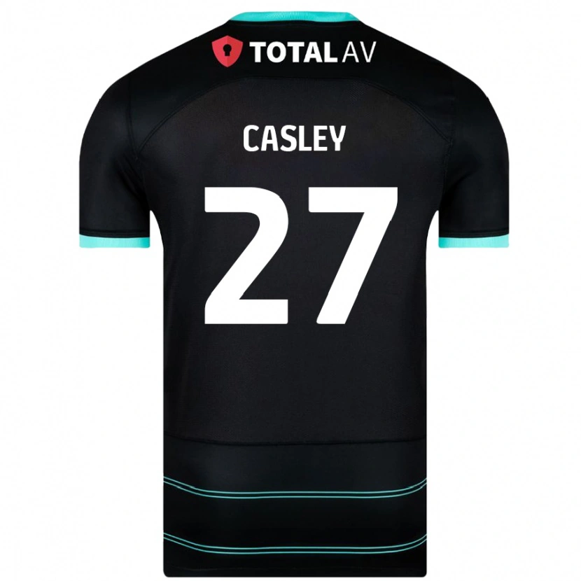 Danxen Kid Riva Casley #27 Black Away Jersey 2024/25 T-Shirt