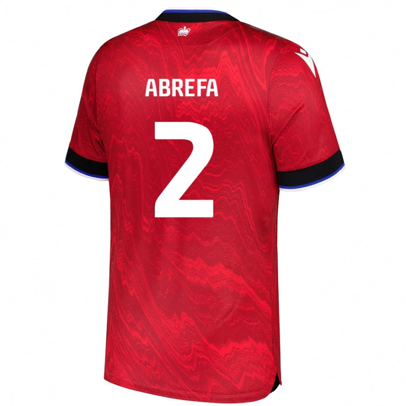 Danxen Kid Kelvin Abrefa #2 Red Black Away Jersey 2024/25 T-Shirt