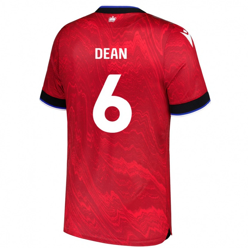 Danxen Kid Harlee Dean #6 Red Black Away Jersey 2024/25 T-Shirt