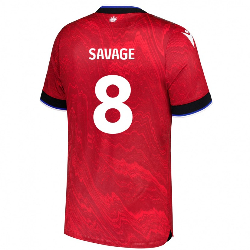 Danxen Kid Charlie Savage #8 Red Black Away Jersey 2024/25 T-Shirt