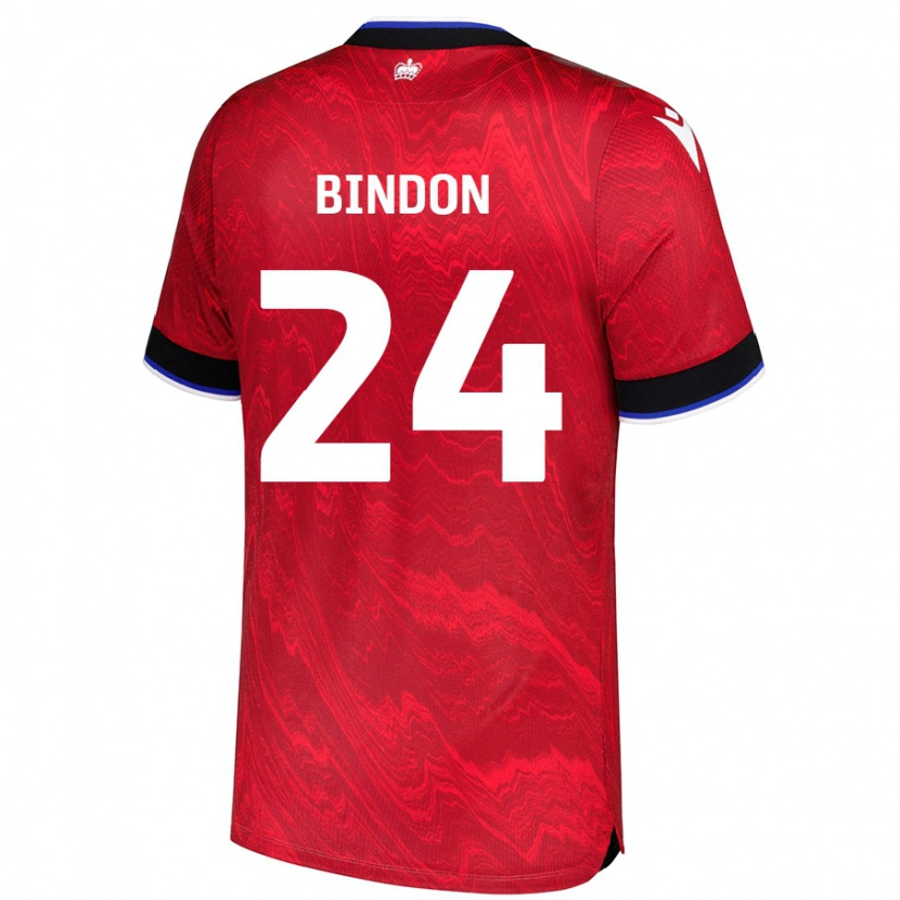 Danxen Kid Tyler Bindon #24 Red Black Away Jersey 2024/25 T-Shirt