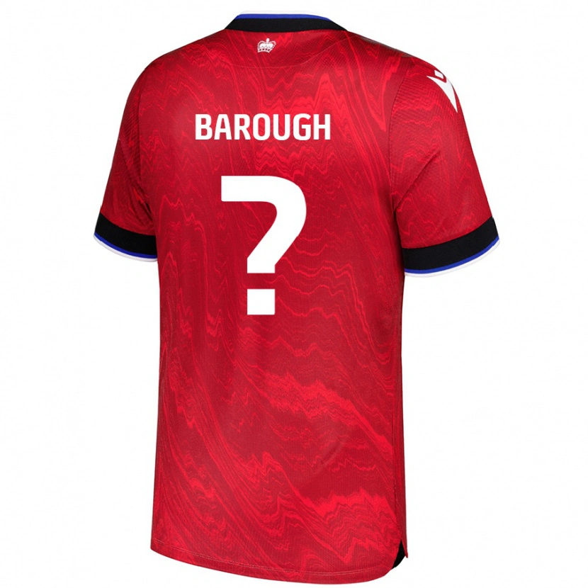 Danxen Kid Joe Barough #0 Red Black Away Jersey 2024/25 T-Shirt