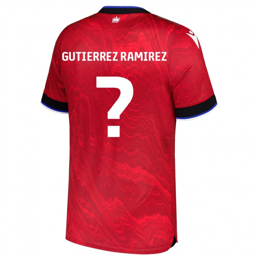 Danxen Kid William Gutierrez Ramirez #0 Red Black Away Jersey 2024/25 T-Shirt