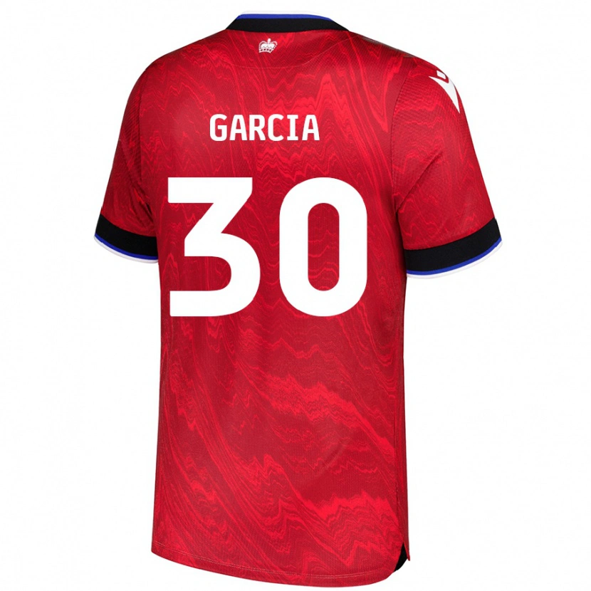 Danxen Kid Andre Garcia #30 Red Black Away Jersey 2024/25 T-Shirt