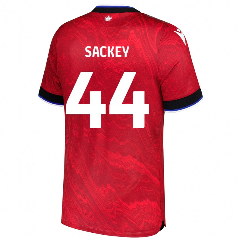 Danxen Kid Tyler Sackey #44 Red Black Away Jersey 2024/25 T-Shirt