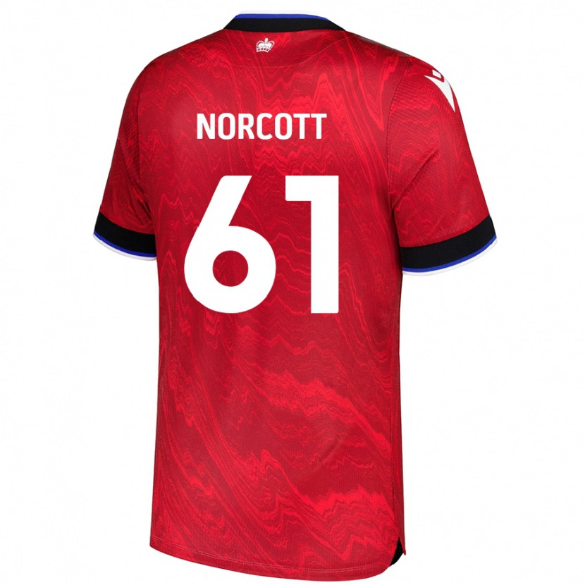 Danxen Kid Tom Norcott #61 Red Black Away Jersey 2024/25 T-Shirt