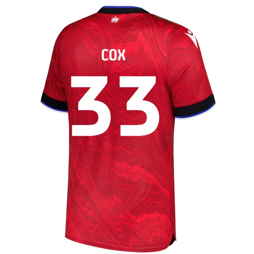 Danxen Kid Bella Cox #33 Red Black Away Jersey 2024/25 T-Shirt