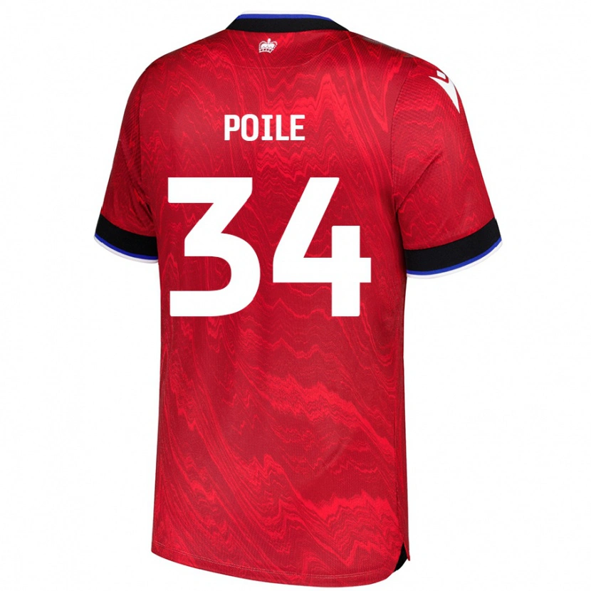 Danxen Kid Imogen Poile #34 Red Black Away Jersey 2024/25 T-Shirt