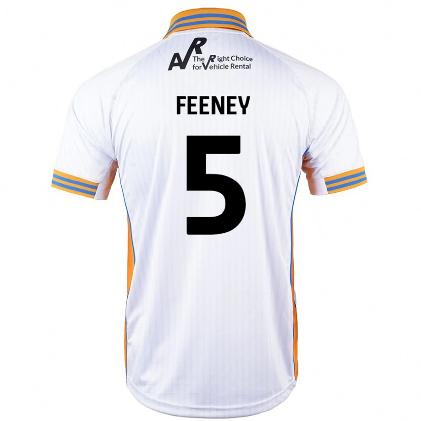 Danxen Kid Morgan Feeney #5 White Away Jersey 2024/25 T-Shirt