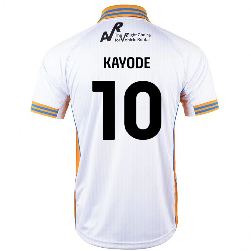 Danxen Kid Joshua Kayode #10 White Away Jersey 2024/25 T-Shirt