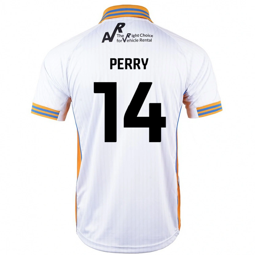 Danxen Kid Taylor Perry #14 White Away Jersey 2024/25 T-Shirt