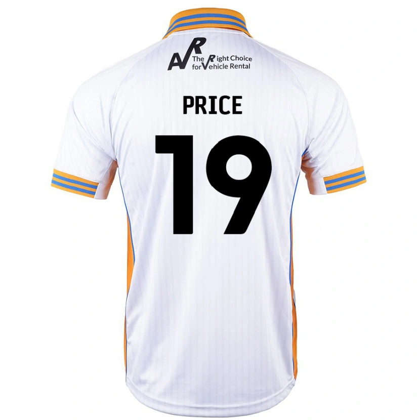 Danxen Kid Jack Price #19 White Away Jersey 2024/25 T-Shirt