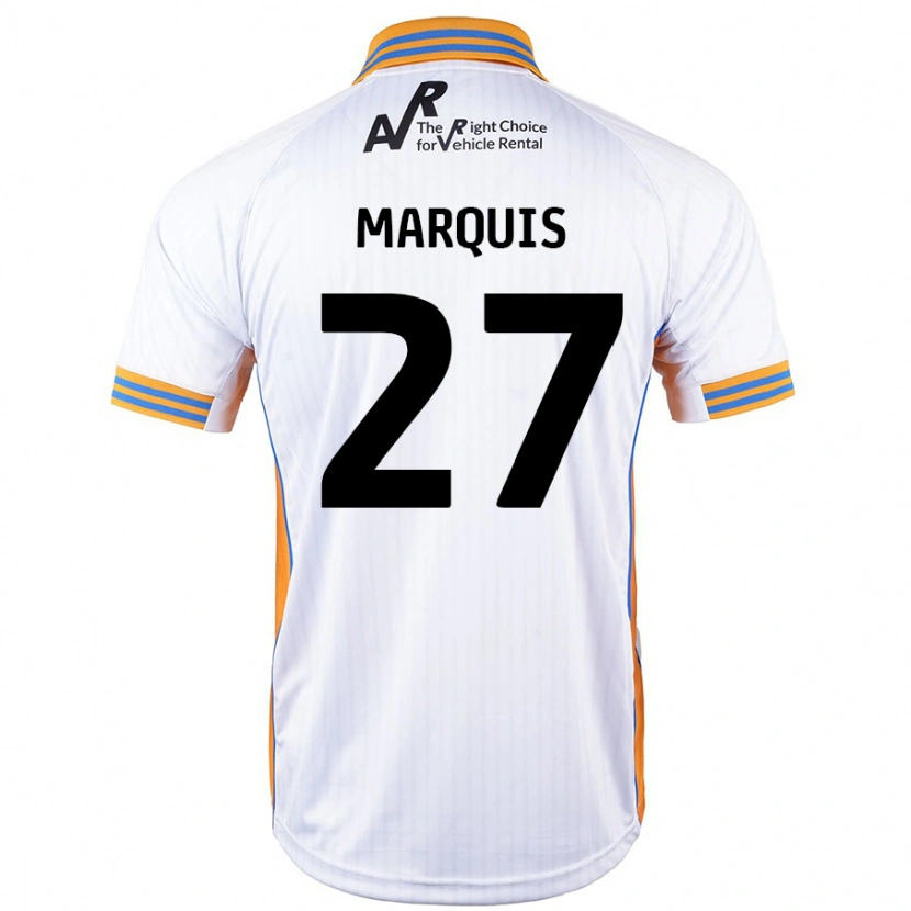 Danxen Kid John Marquis #27 White Away Jersey 2024/25 T-Shirt