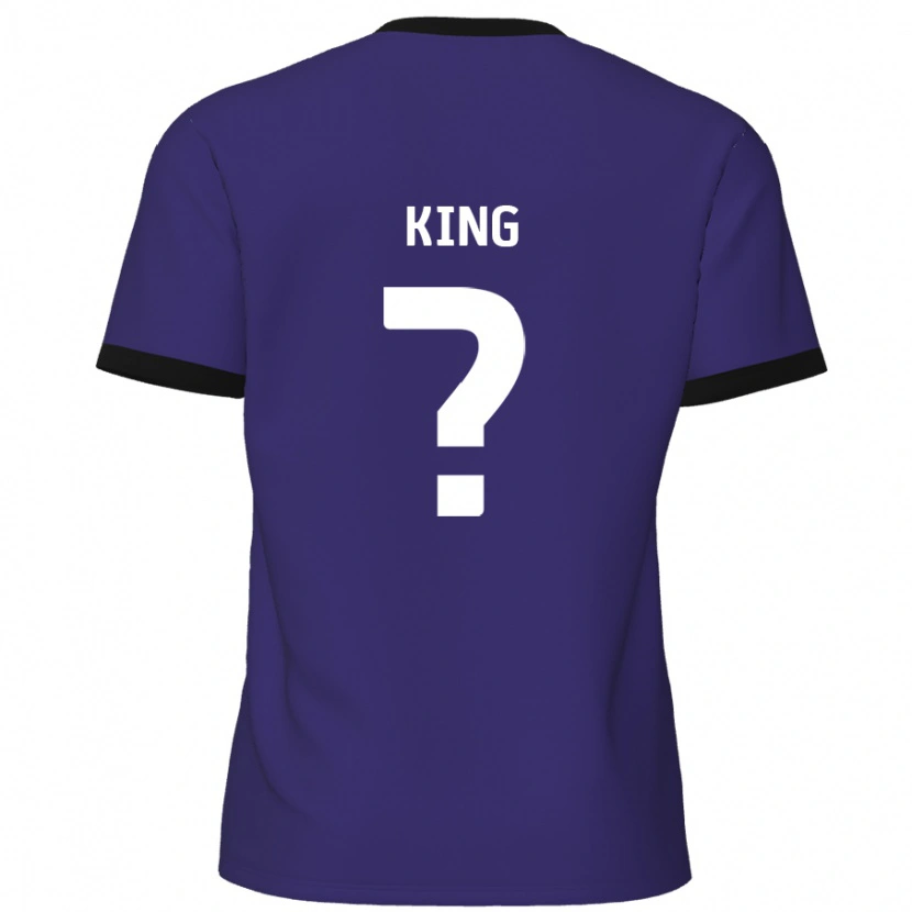 Danxen Kid Eli King #0 Purple Away Jersey 2024/25 T-Shirt