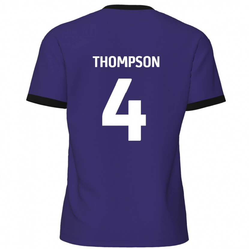 Danxen Kid Nathan Thompson #4 Purple Away Jersey 2024/25 T-Shirt